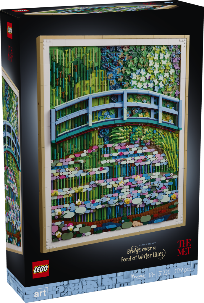LEGO Art 31220 Claude Monet – Bridge over a Pond of Water Lilies 3 690x1024