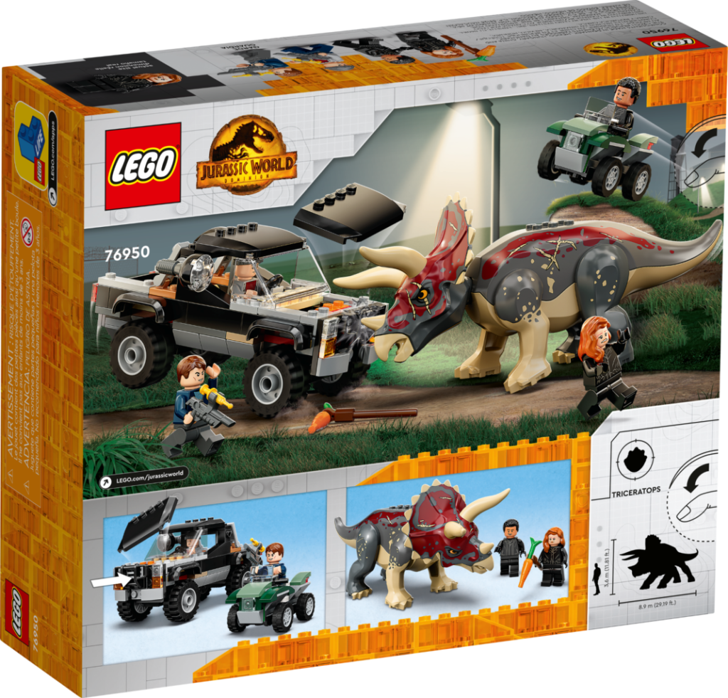LEGO Jurassic World 76950 Triceratops Pick up Truck Ambush 6 1024x981