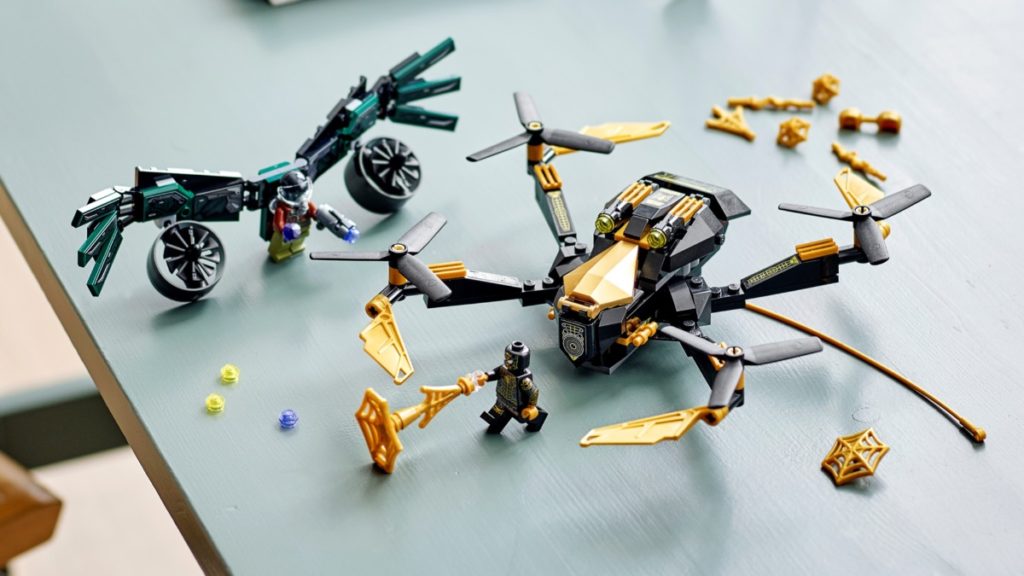 LEGO Marvel 76195 Spider Mans Drone Duel featured 1024x576