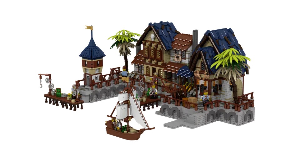 LEGO Ideas Medieval Harbour 1
