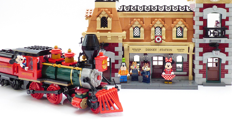 LEGO 71044 Disney Train and Station signing at LEGO Store Disneyland Paris