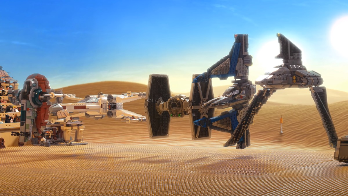 LEGO Star Wars stop-motion showcases speeding 2021 sets