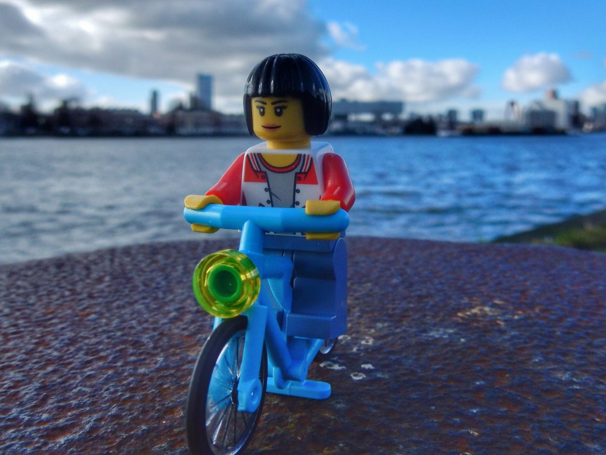 Brick Pic of the Day: Cycling in Rotterdam