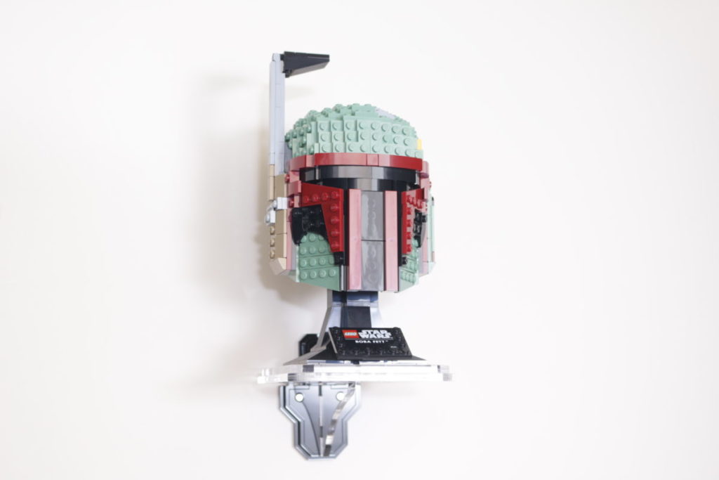 LEGO Star Wars Mandalorian Stormtrooper Scout Trooper Luke Skywalker Red Five Darth Vader Boba Fett Helmet Wicked Brick Display Case individual dual triple wall mounted 19 1024x683