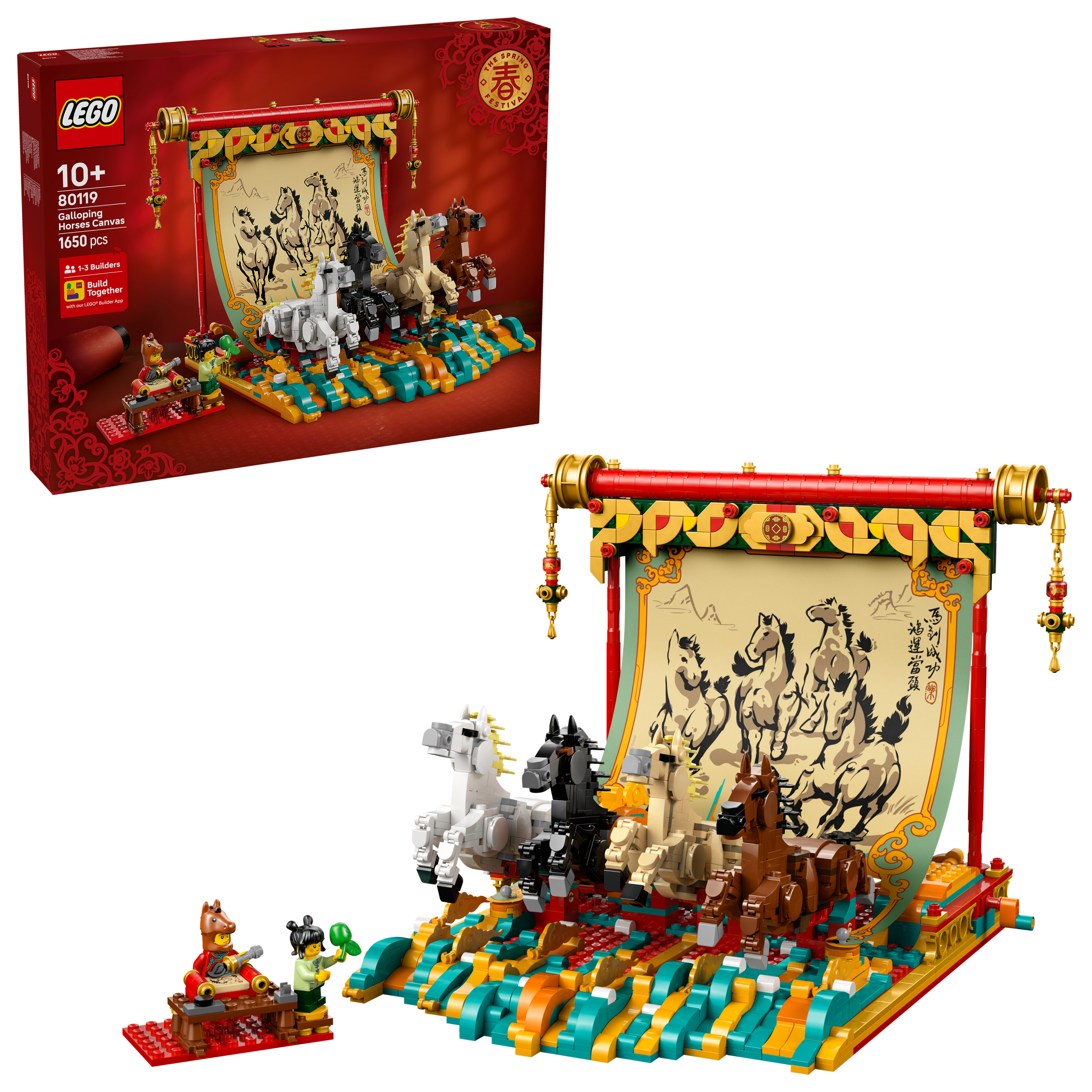 LEGO 80119 Galloping Horse Canvas 1 scaled