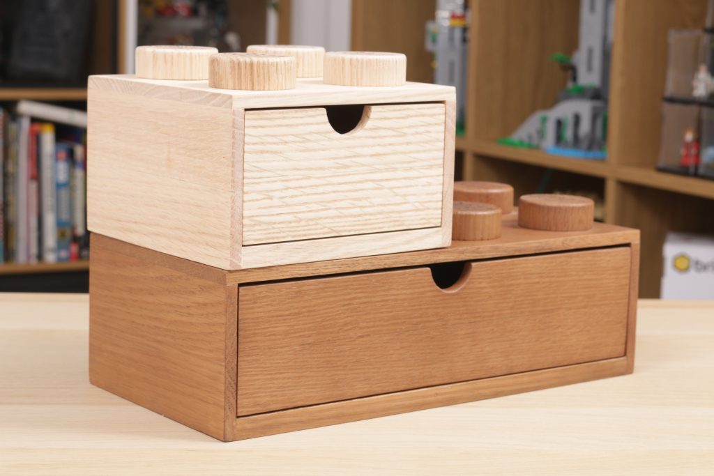 LEGO Room Copenhagen Wooden Desk Drawer 2x2 and 2x4 review 50 1024x683