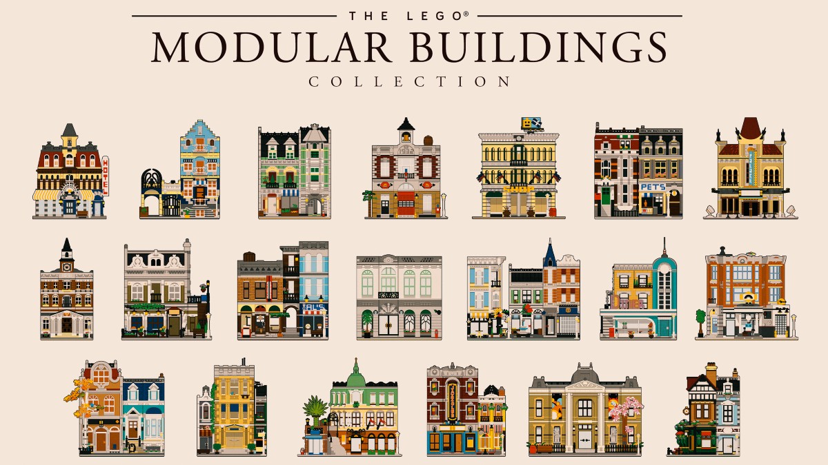 Free LEGO modular building anniversary poster gets one wrong