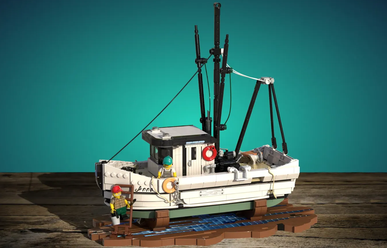 LEGO Ideas shrimp boat adwind 1