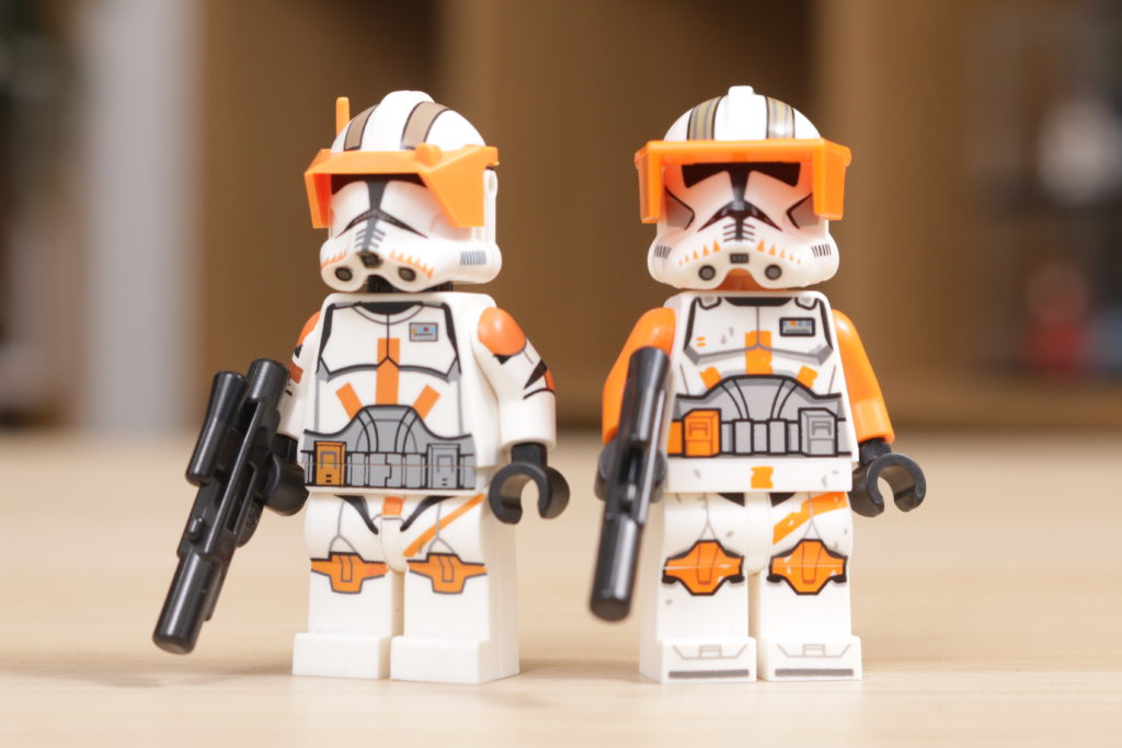 LEGO Star Wars 75337 AT TE Walker Commander Cody minifigure Clone Army Customs comparison 5 1024x683