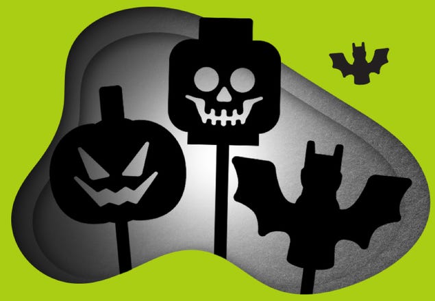 LEGO Spooky Shadow Puppets