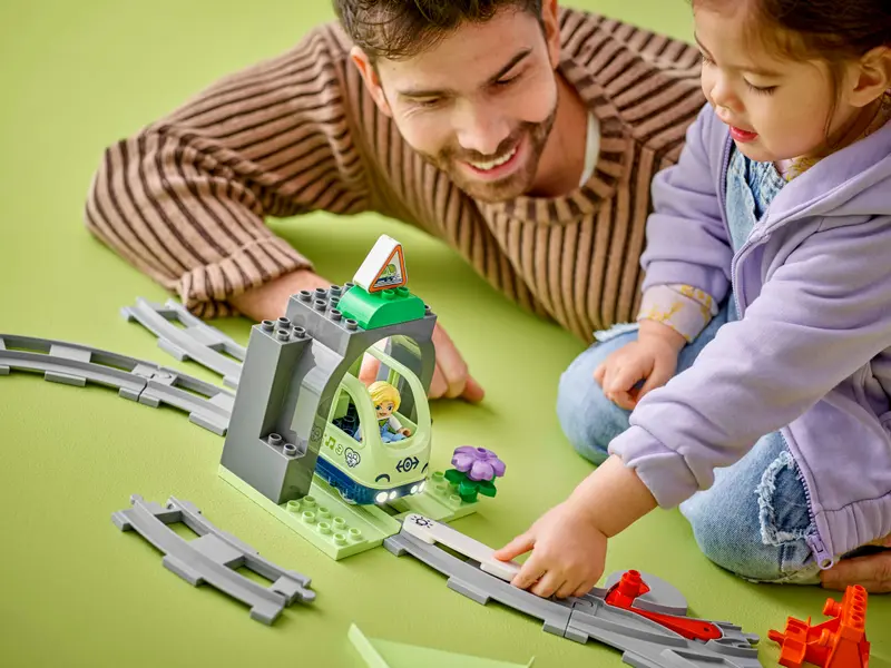 LEGO DUPLO 10425 Train Tunnel and Tracks Expansion Set Lifestyle 3