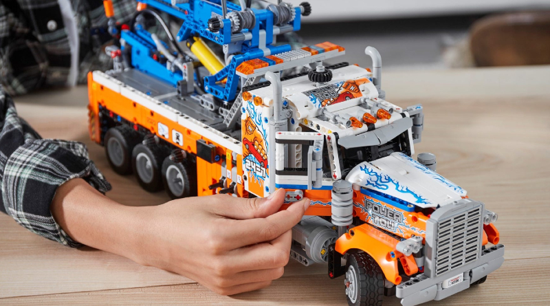 LEGO Technic 42128 Heavy duty Tow Truck lifestyle featured