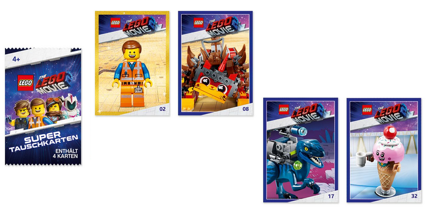 Free The LEGO Movie 2: The Second Part trading cards with product purchases