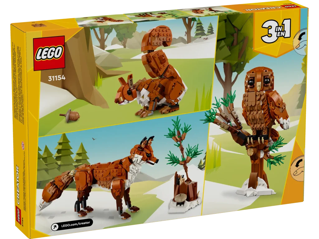 LEGO Creator 3 in 1 31154 Forest Animals Red Fox 8 1024x768