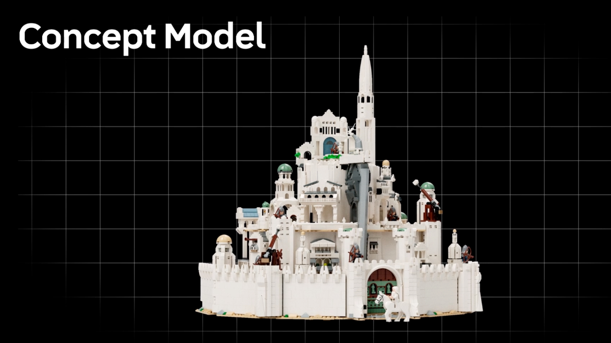LEGO Icons 11377 The Lord of the Rings Minas Tirith 2